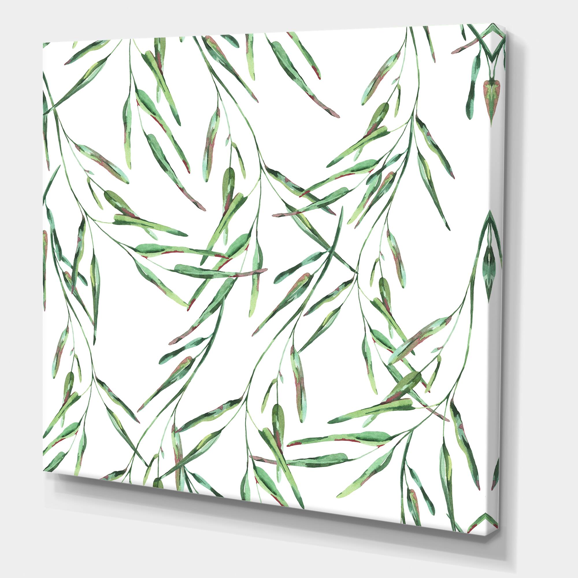 Designart - Tropical Green Leaves In Summer Times II